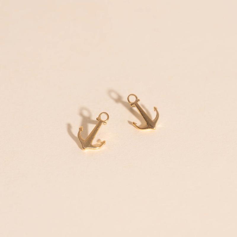 Anchor Stud Earrings