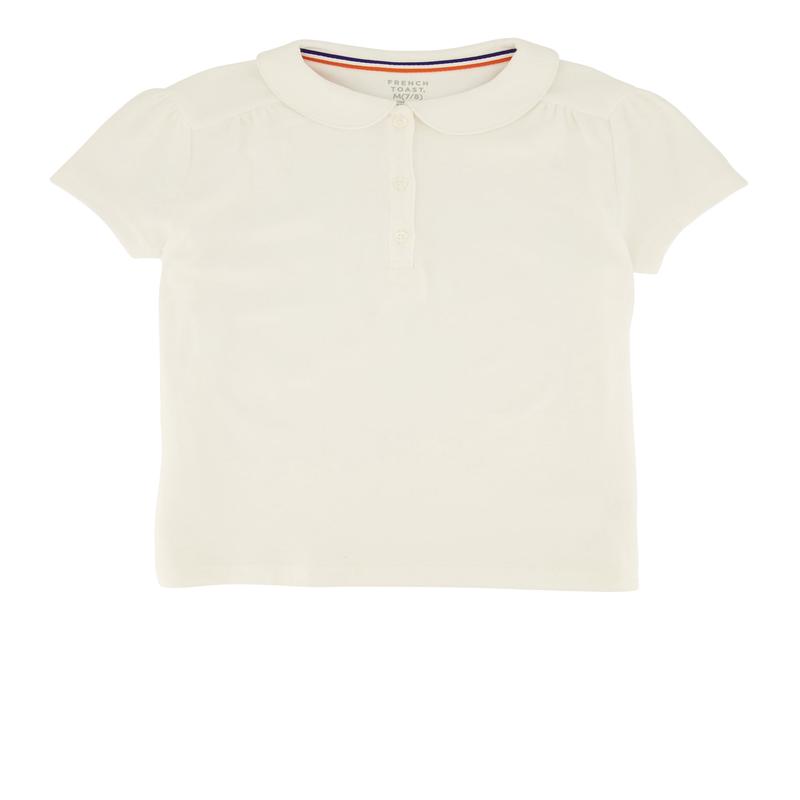 French Toast Girls 7-16 Short Sleeve Peter Pan Collar Polo