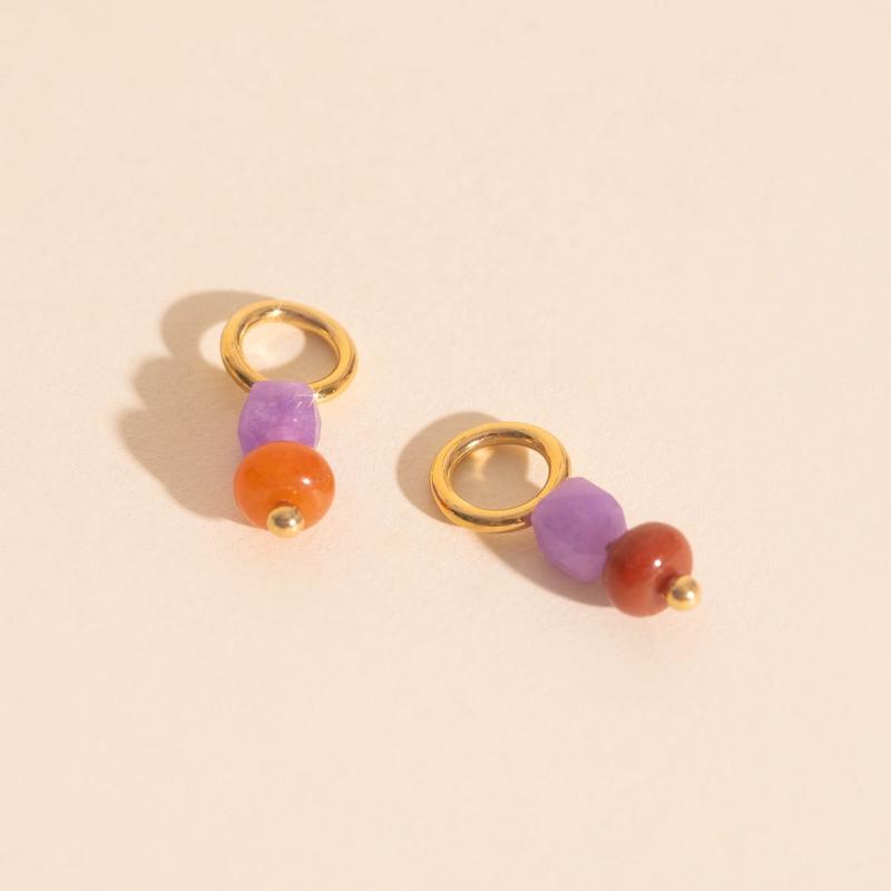 Mulberry Huggie Hoop Charms