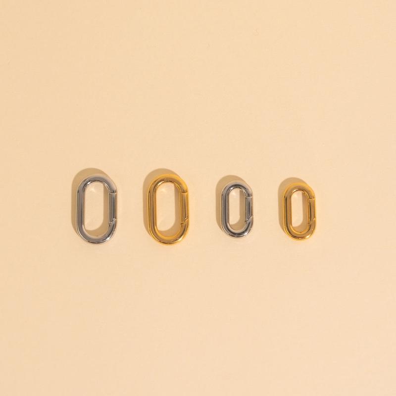 Rectangle Necklace Charm Clasp