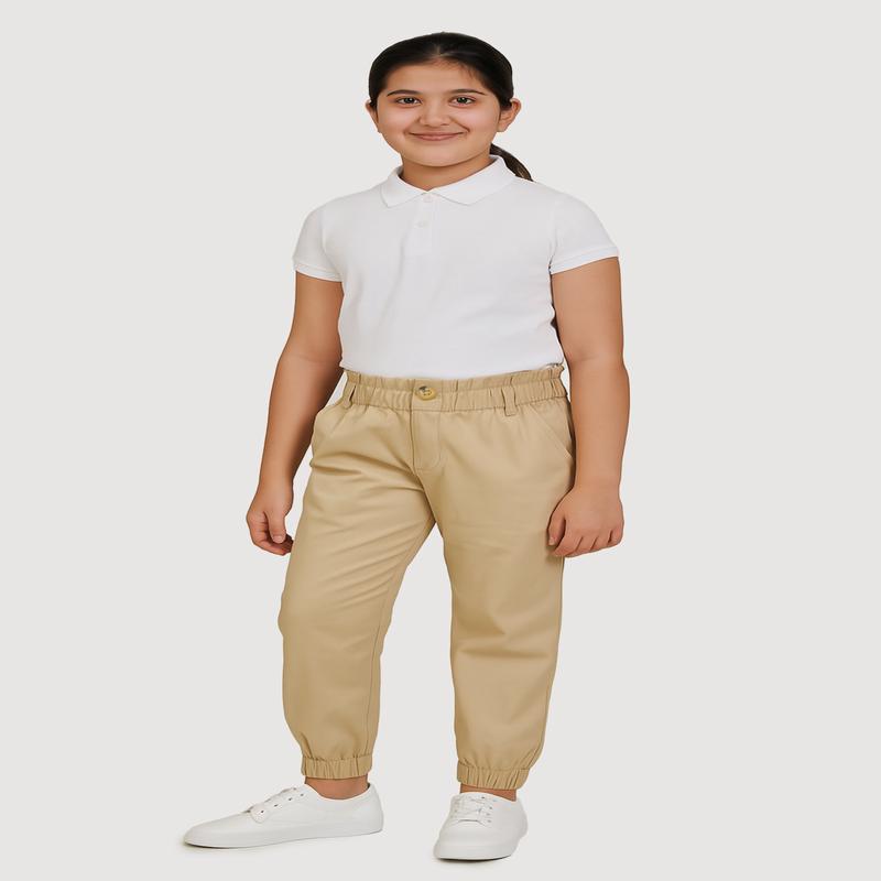 French Toast Girls 7-14 Khaki Joggers