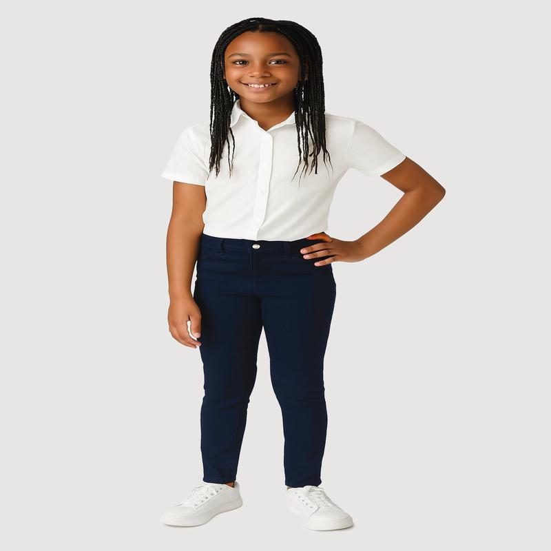 French Toast Girls 7-14 Skinny Leg Stretchy Uniform Pants