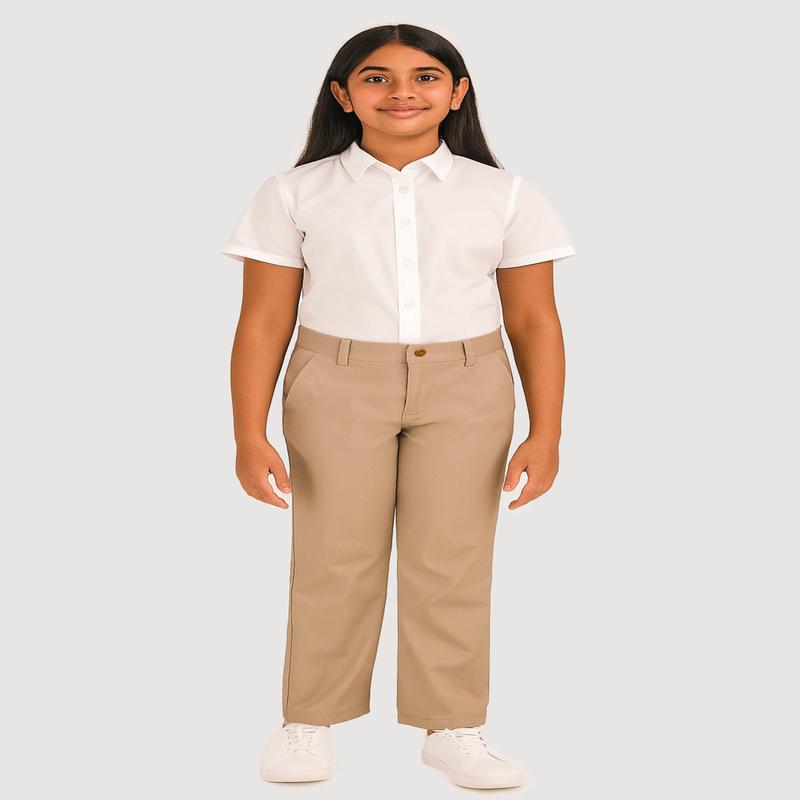 French Toast Girls 7-14 Straight Leg Khaki Pants