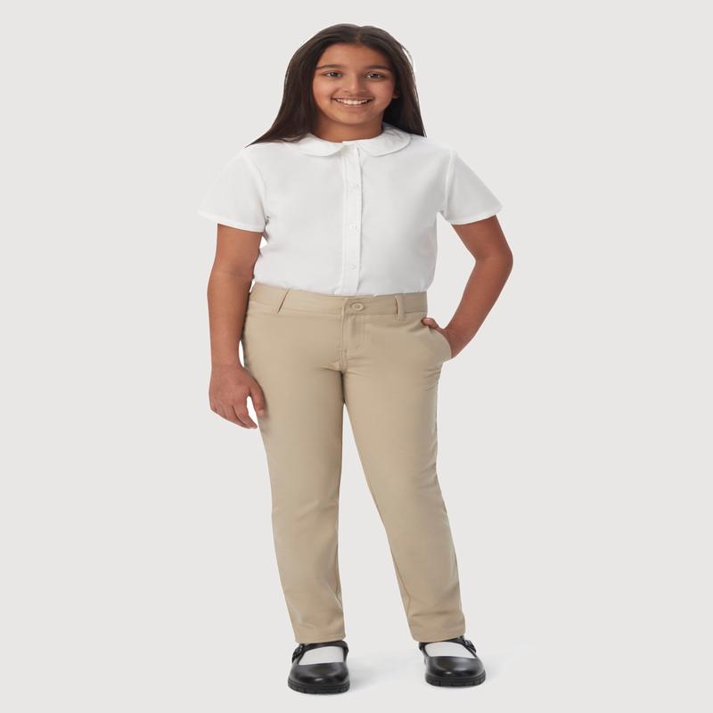 French Toast Girls 7-16 Solid Skinny Leg Pants
