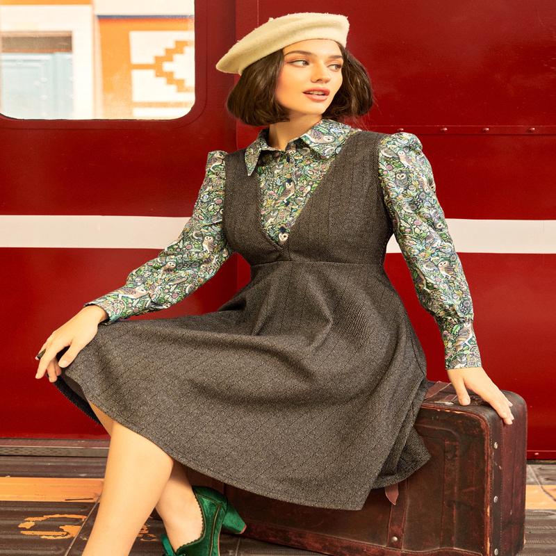 Chevrons Before Coffee Jumper Dress