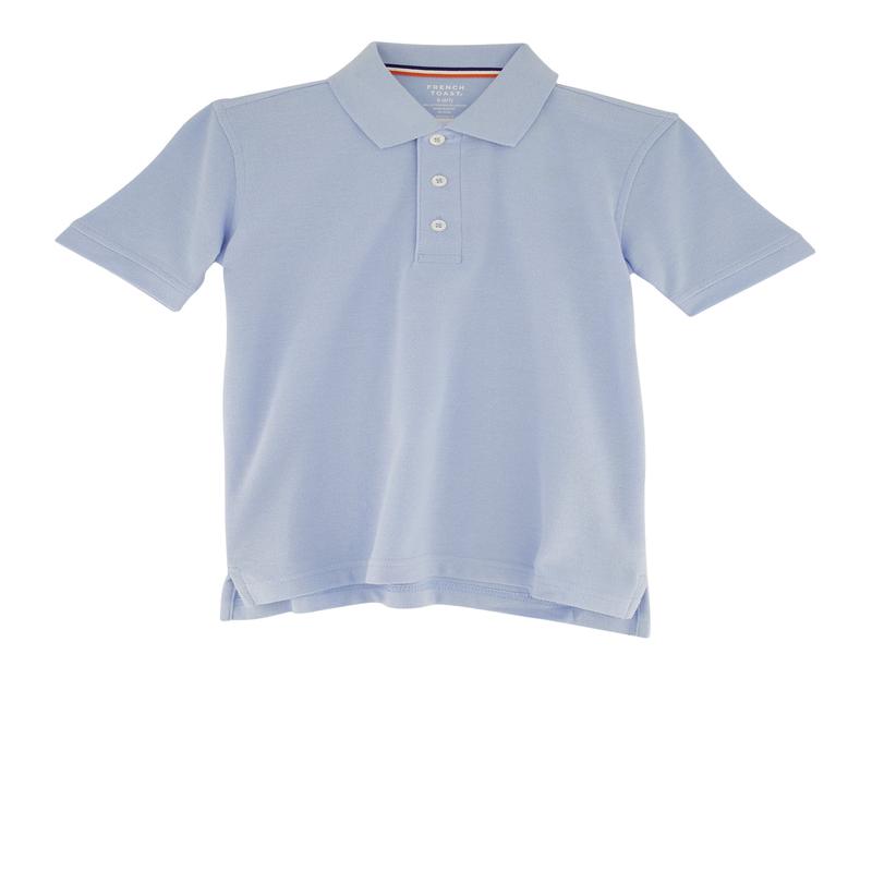 French Toast Boys 4-7 Solid Short Sleeve Pique Polo