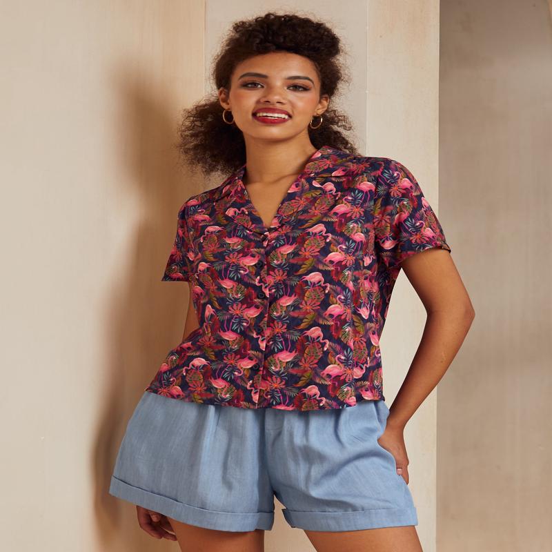 Call It A Classic Camp Collar Shirt