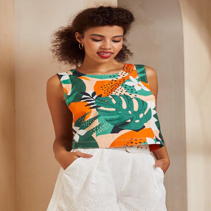 The Breezy Backdrop Top