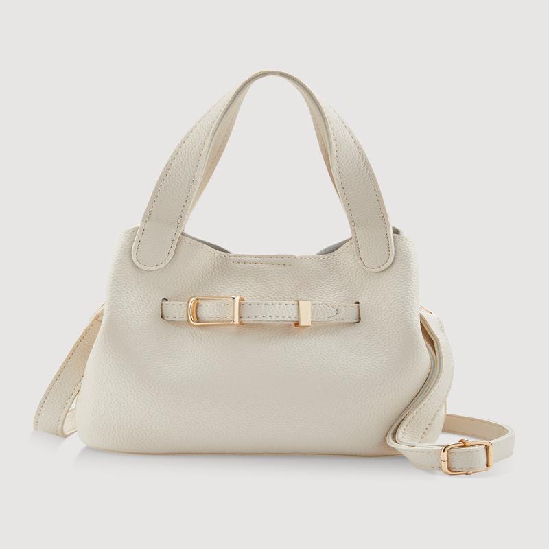Belt Detail Convertible Bucket Bag