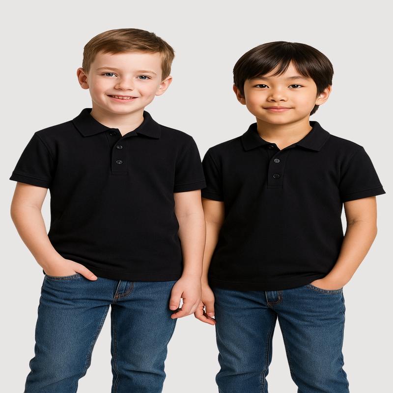 Boys 4-7 Short Sleeve Polo Shirts 2 Pack