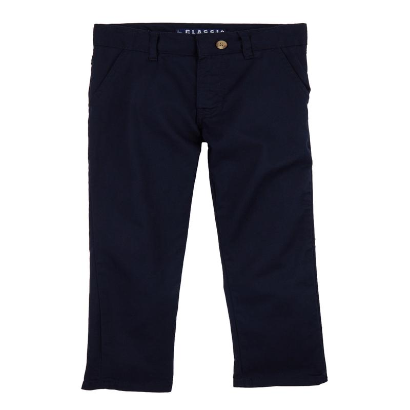 Boys 4-7 Twill Straight Leg Pants