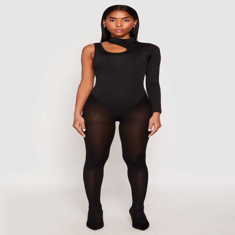 Daisy Keyhole One Shoulder Bodysuit