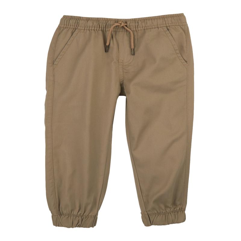 Boys 4-7 Twill Drawstring Waist Joggers