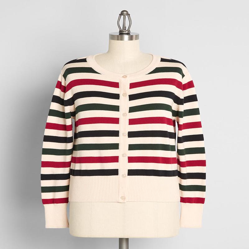 Of A Different Stripe Cardigan (Final Sale)