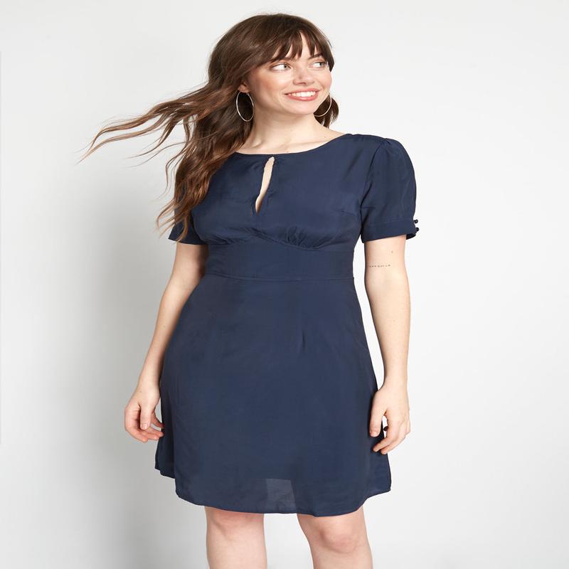 The Keyhole Story A-line Dress (Final Sale)