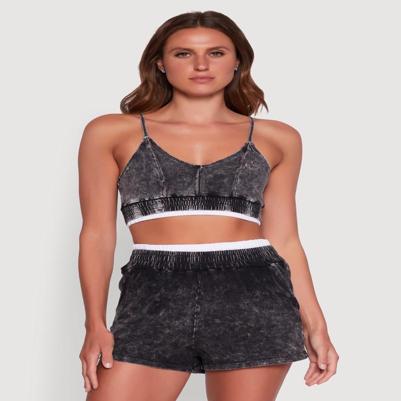 Mineral Wash Cropped Cami