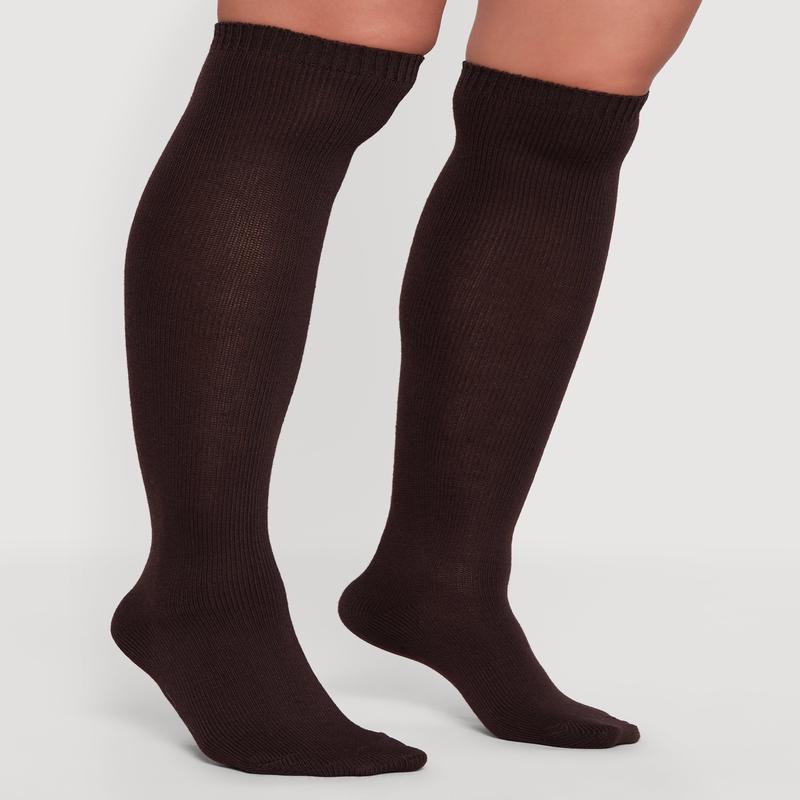 Solid Over the Knee Socks Size 9-11