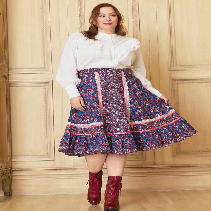 GUNNE SAX for ModCloth's Isabella Midi Skirt
