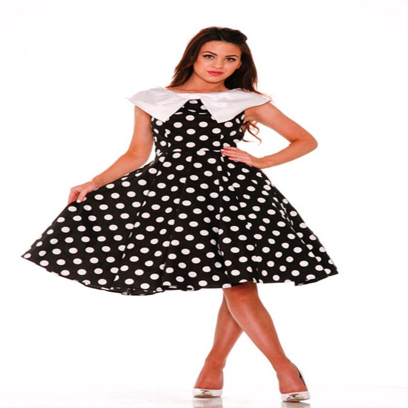 Black Molly Swing Dress