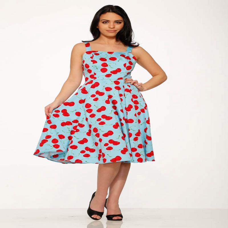 Martina Cherry Swing Dress