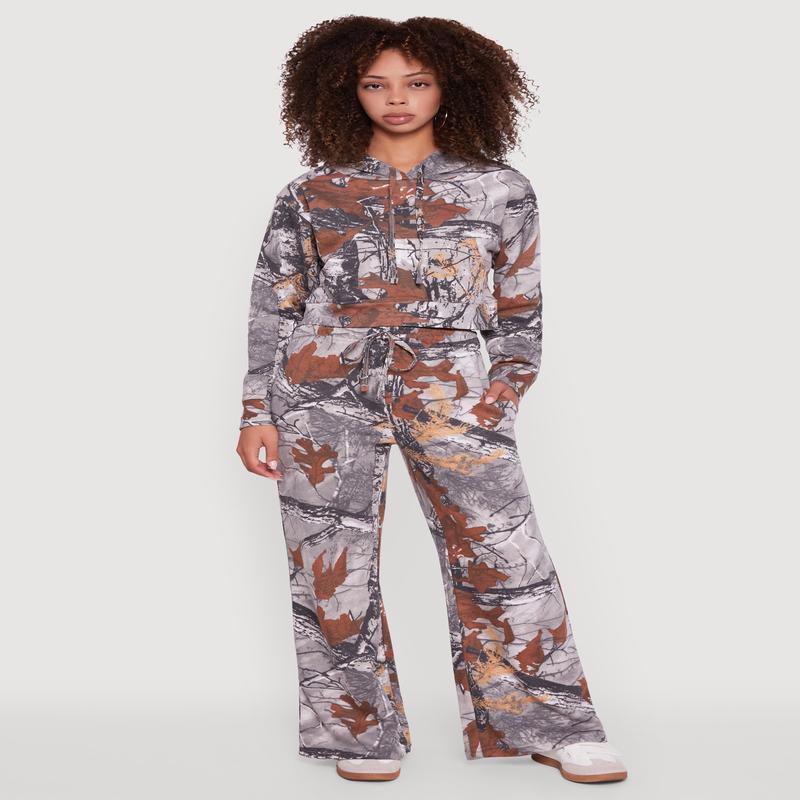 Hunter Camo Flare Leg Sweatpants