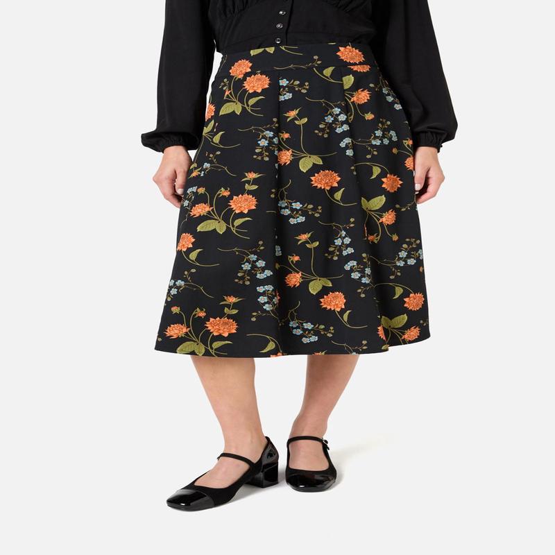 Esmerelda Floral Midi Skirt