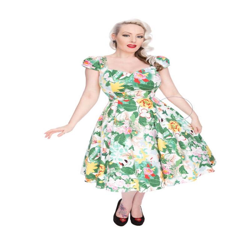 Fern Garden Swing Dress