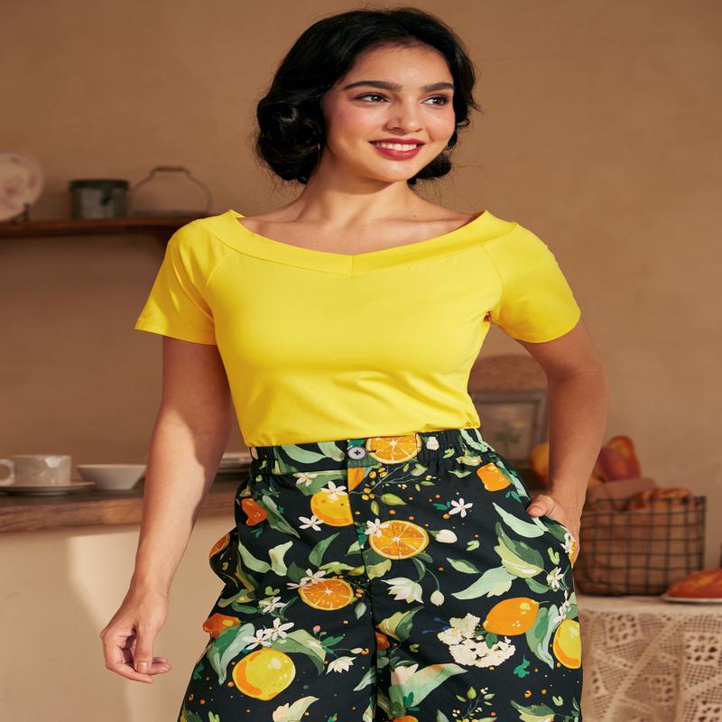 Ready for a Roman Holiday Short Sleeve Top (Final Sale)