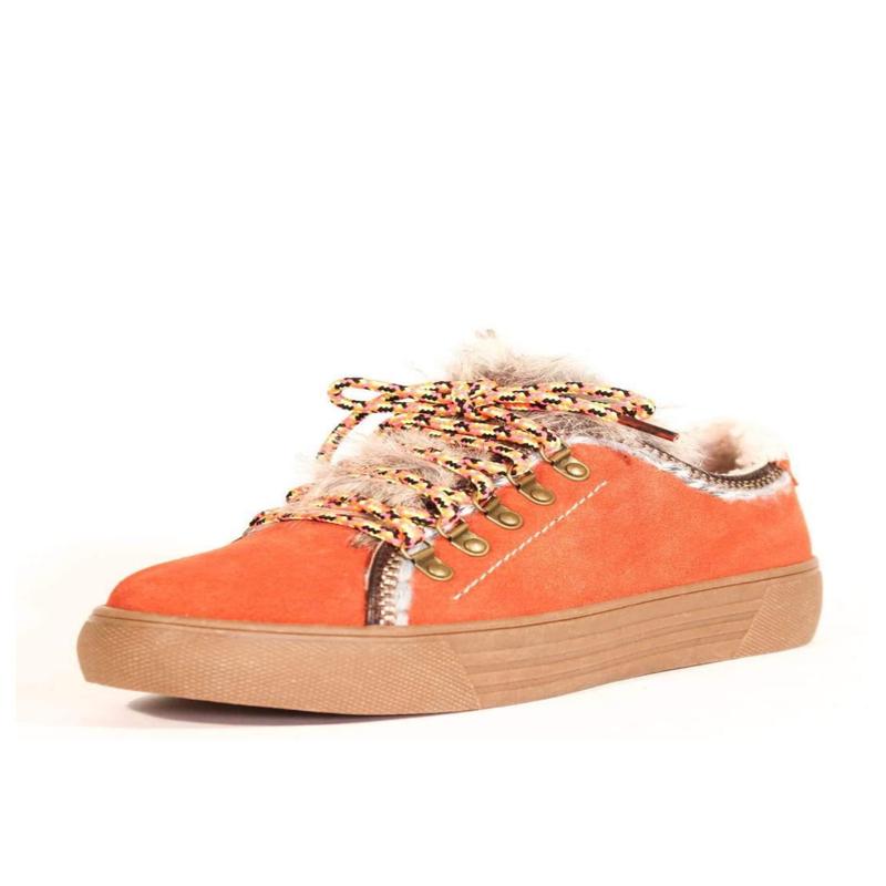 Cyclone Suede Shearling Sneakers