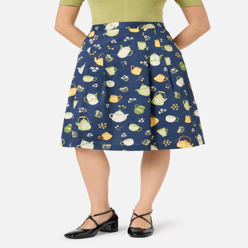Tea Time Pleat Skirt