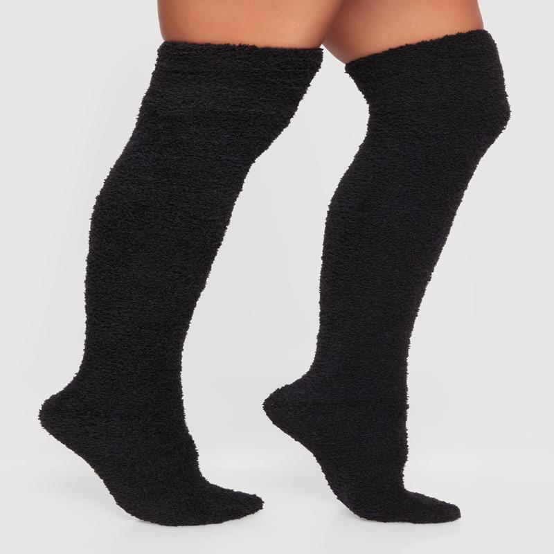 Plush Over the Knee Socks Size 9-11