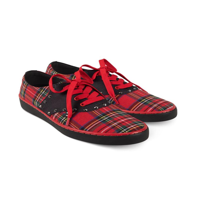 Chocolaticas Rebel Tartan Casual Sneaker