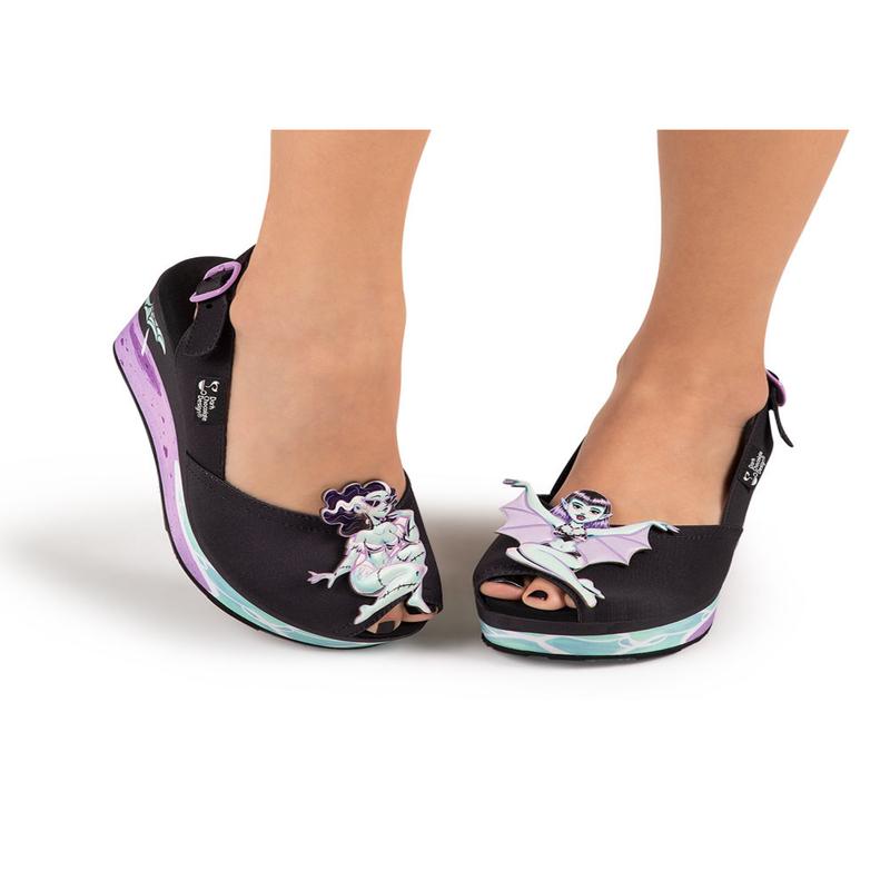 Chocolaticas Beach Ghouls Women's Sandal