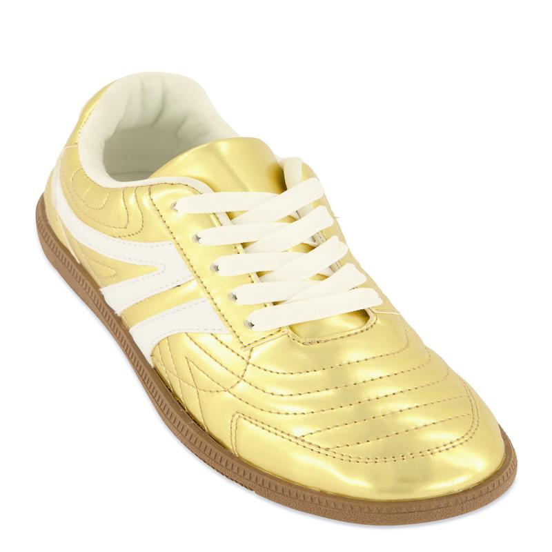 Quilted Lace Up Sneakers