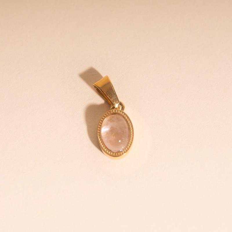 Dawn to Dusk Oval Necklace Charm