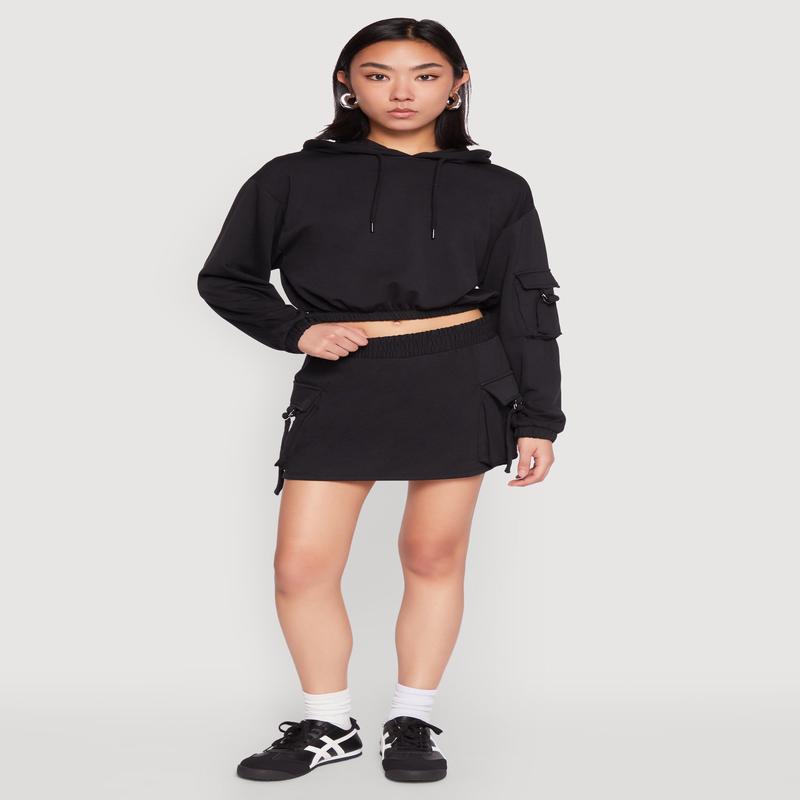 Iris Fleece Cargo Skort