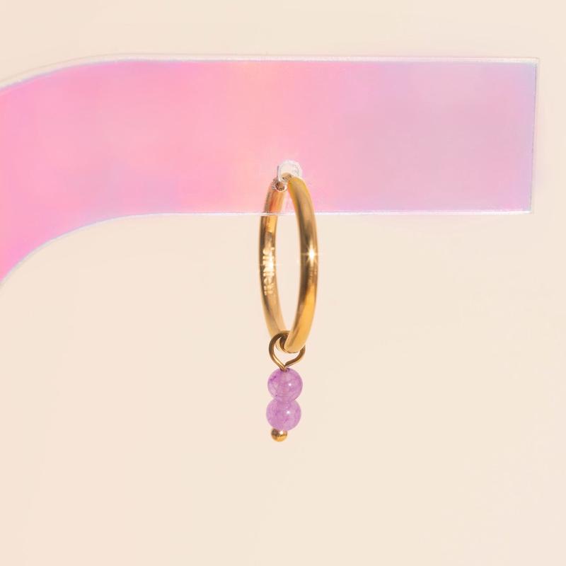 Lavender Bead Charm Oopsie Stack Pack (Earrings Included)