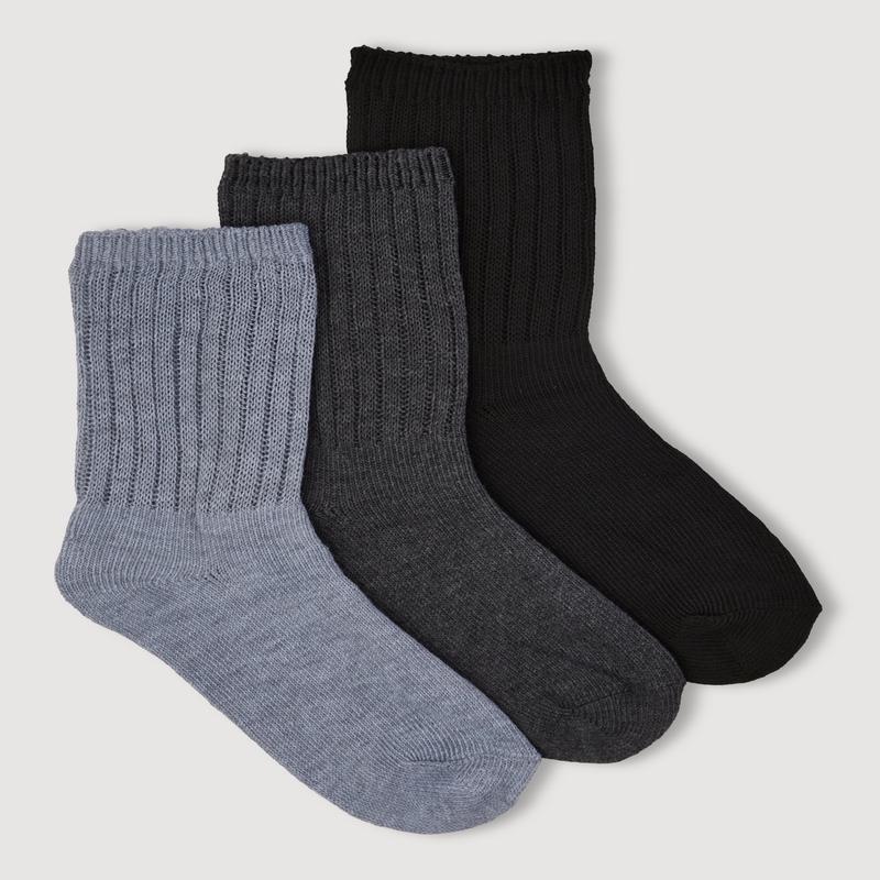 Assorted Slouch Boot Socks 3 Pack Size 4-10