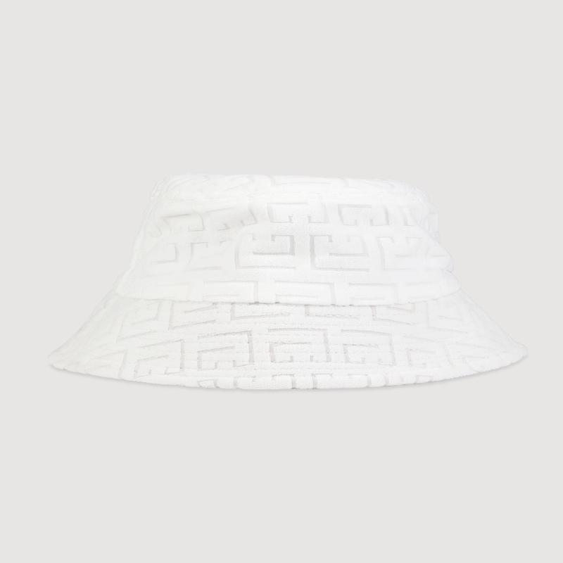 Greek Key Patterned Bucket Hat