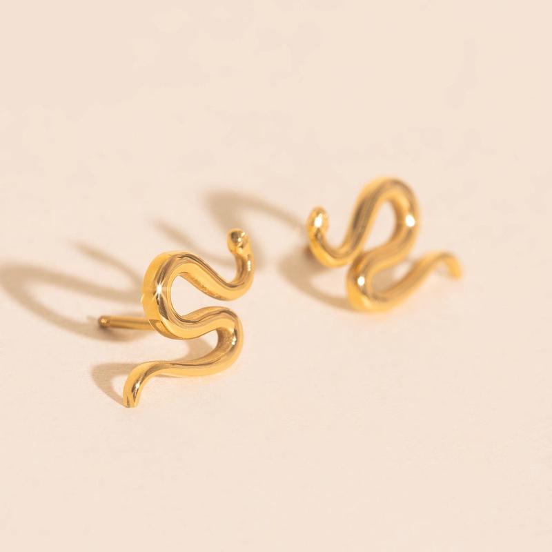 Snake Stud Earrings