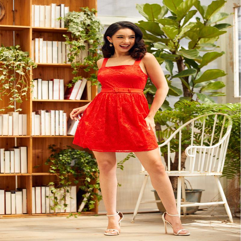 Strappy Go Lucky Fit And Flare Mini Dress (Final Sale)