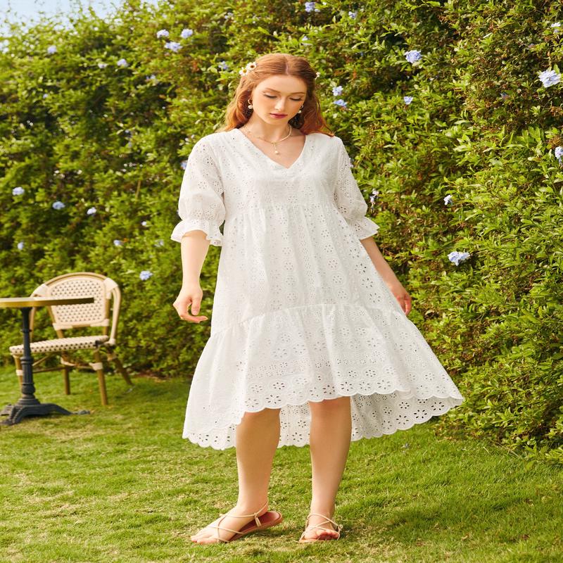 Taking The Day Hi Lo Midi Dress