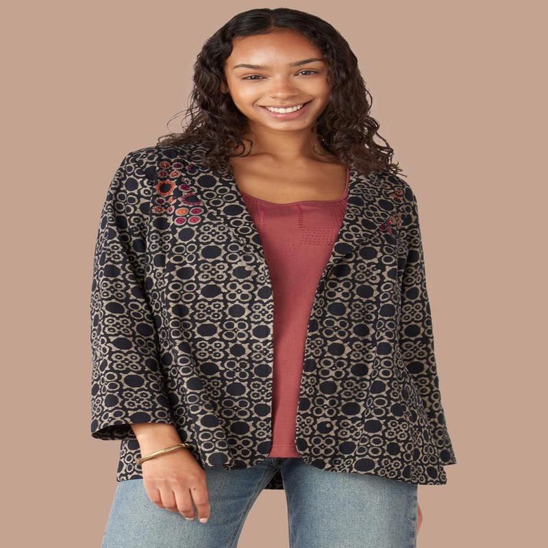 Charu Casual Blazer - Black