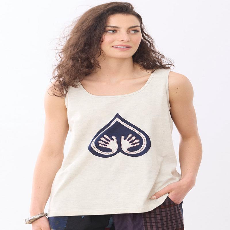 Leela Logo Cotton Jersey Tank