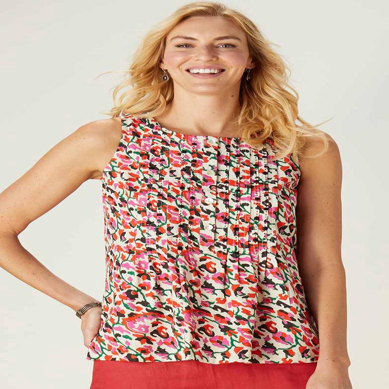 Shomita Top - Natural/Multi