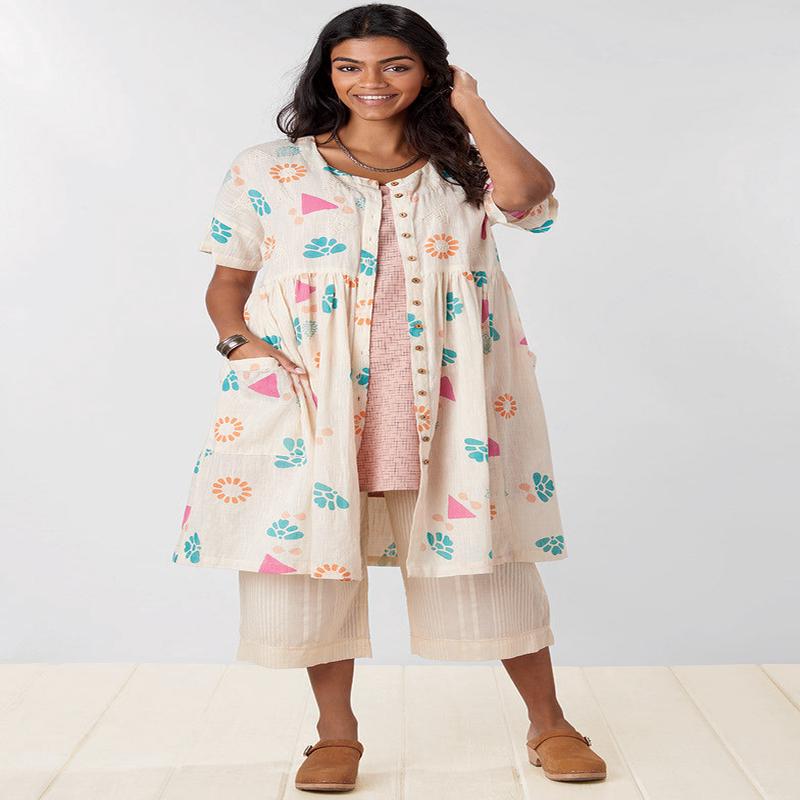 Sushma Dress - Natural/Multi