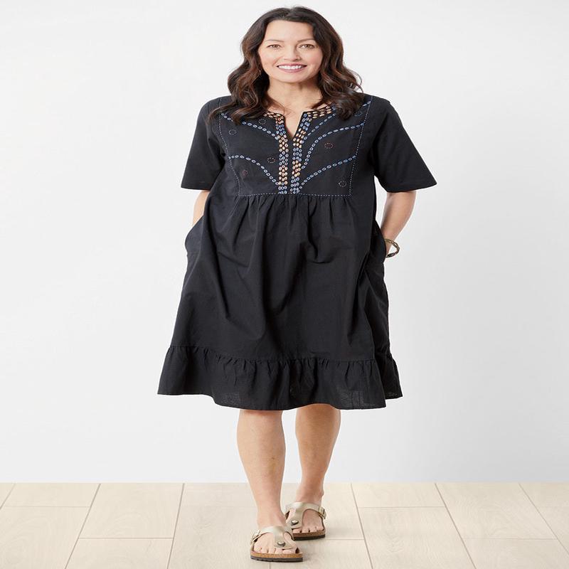 Mayanka Organic Dress - Black