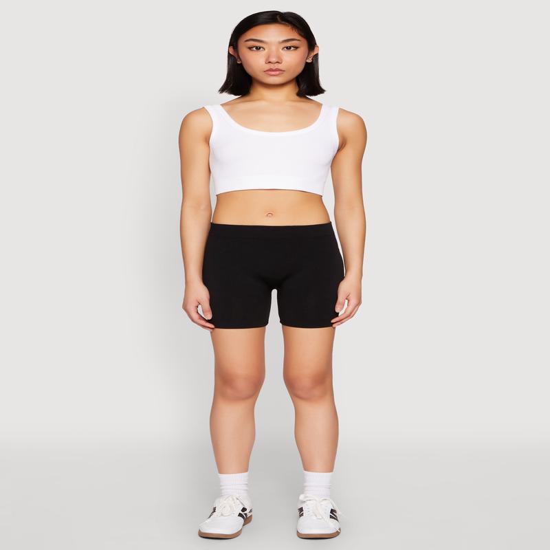 Basic Seamless Biker Shorts