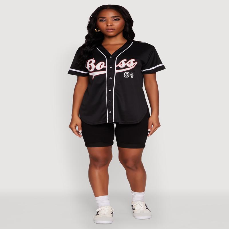Boss 94 Graphic Baseball Jersey