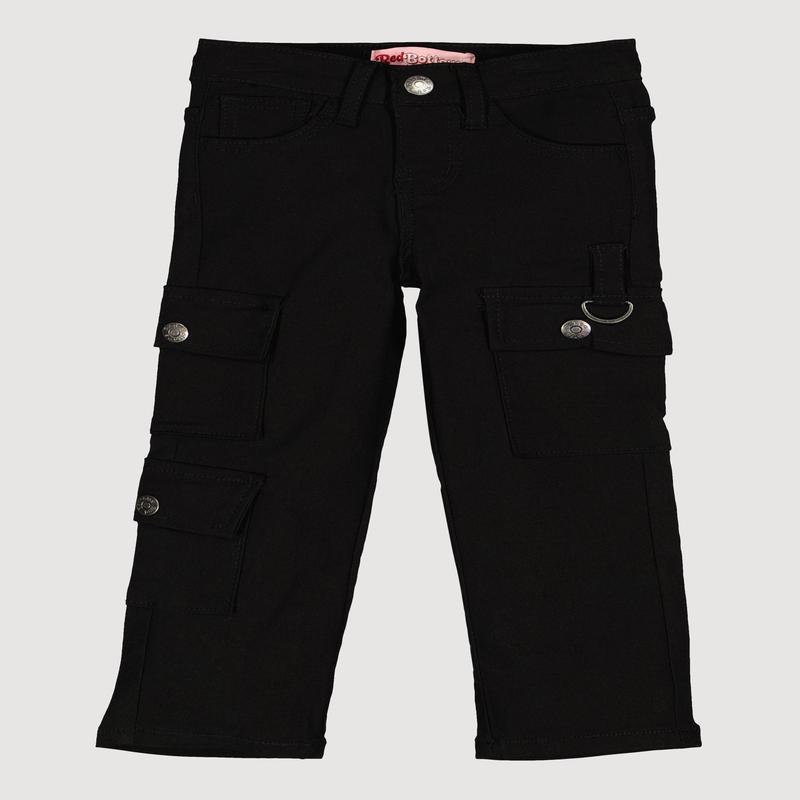 Little Girls Hyperstretch Straight Leg Cargo Pants
